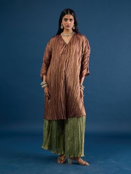 Gajra Gang - Purple Crush Tissue Kurta Diwalicious