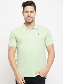 Cantabil - Men Lt Green T-Shirt