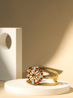 Shaze - Neona Blitz Multicolor 18K Yellow Gold Plated Italian Crafted Bracelet