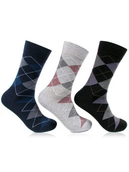 Bonjour - Multi-Color Solid Socks Set (Pack of 3)