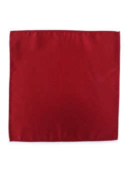Calvadoss - Maroon Premium Solid Pocket Square