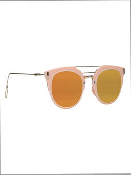 Spiky - Pink Yellow Wayfarer Sunglasses