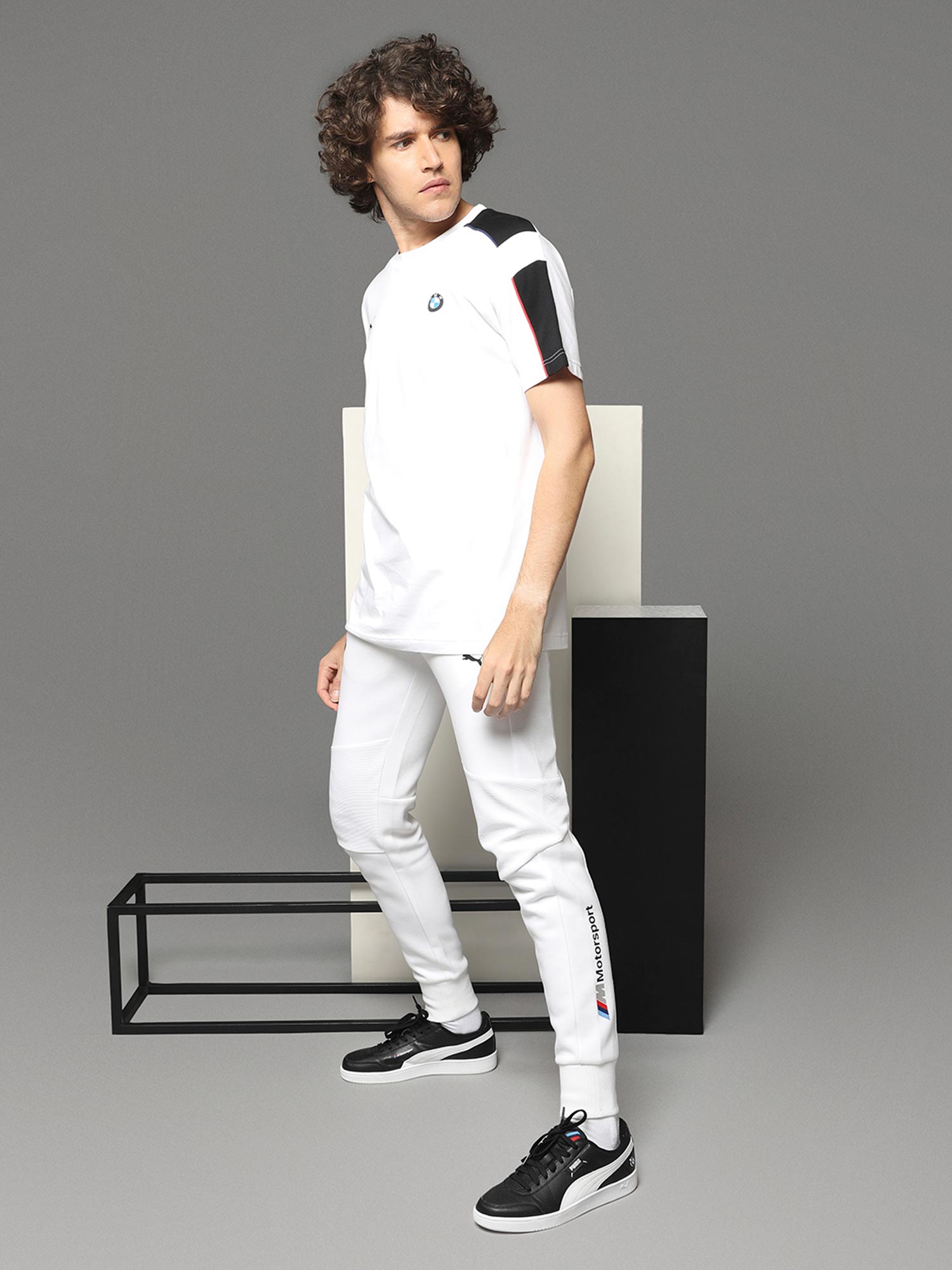 Buy Puma White BMW MMS Sweat Pants 