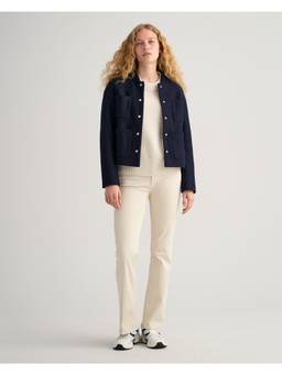 GANT - Womens Solid Navy Blue Jacket