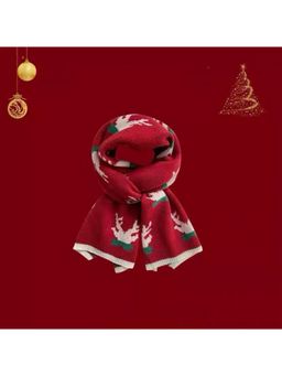 CrossKulture - Womens Wool Scarf - Red