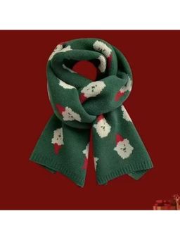CrossKulture - Womens Wool Scarf - Green