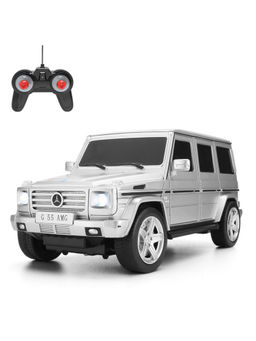 Playzu - MeRCedes Benz G55 Amg -Silver RC Car Silver (Set of 2)