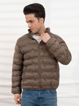Red Tape - Grey Mens Heatseal Padded Jacket All-Season Winter Protection