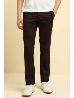 Allen Solly - Men Brown Regular Fit Casual Trouser