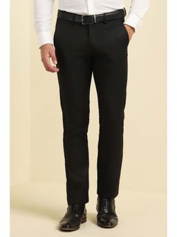 Allen Solly - Men Black Slim Fit Formal Trouser
