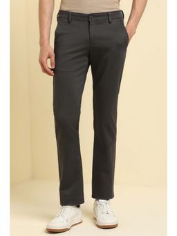 Allen Solly - Men Grey Slim Fit Casual Trouser