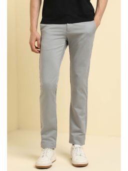 Allen Solly - Men Grey Slim Fit Casual Trouser