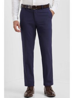 Allen Solly - Men Navy Blue Slim Fit Formal Trouser