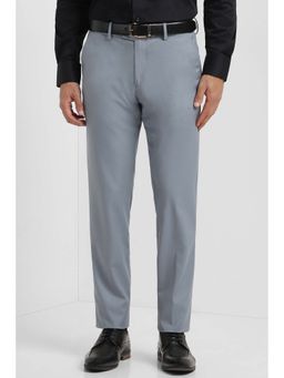 Allen Solly - Men Grey Slim Fit Formal Trouser