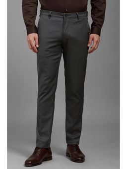 Louis Philippe - Men Grey Slim Fit Formal Trouser