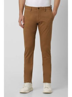 Peter England - Men Brown Skinny Fit Casual Trouser