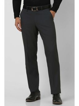 Van Heusen - Men Grey Regular Fit Formal Trouser