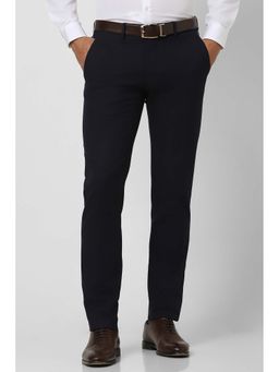 Van Heusen - Men Black Slim Fit Formal Trouser
