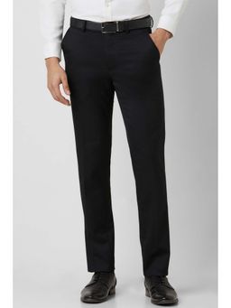 Van Heusen - Men Black Slim Fit Formal Trouser