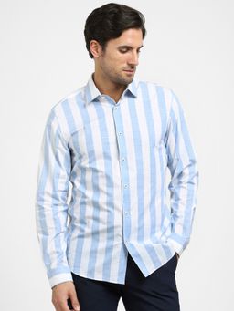 Selected - Striped Casual White Shirt