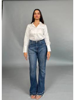 Make believe by Ritika - Karma White Lace Shirt