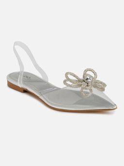 Aldo - Ballerina Silver Flats For Women