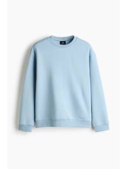 H&M - Men Blue Loose Fit Sweatshirt