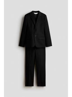 H&M - Boys Black Jacket and Trouser