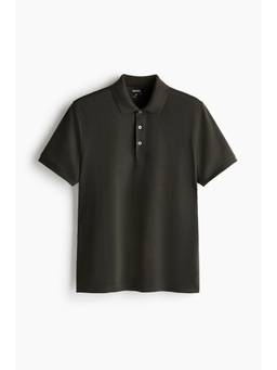 H&M - Men Green Cooling Regular Fit Polo T-Shirt