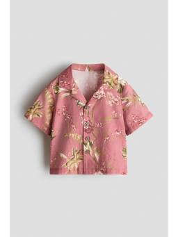 H&M - Boys Pink Printed Resort Shirt