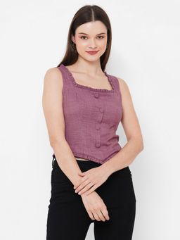 MISH - Curves By MISH Mauve Solid Top