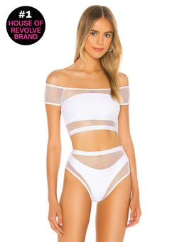 superdown - Lorna Mesh Bikini Top