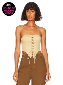 superdown - Ashlyn Lace Up Top