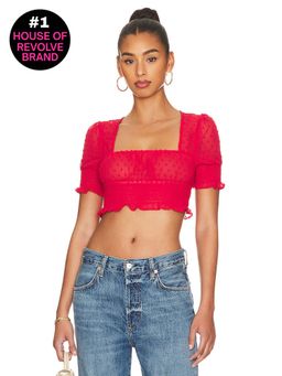 superdown - Lexi Smocked Top