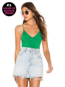 superdown - Chrissy Knit Bodysuit Green
