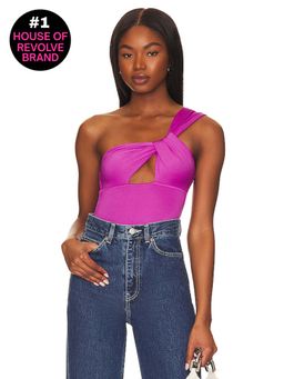 superdown - Jimena One Shoulder Bodysuit