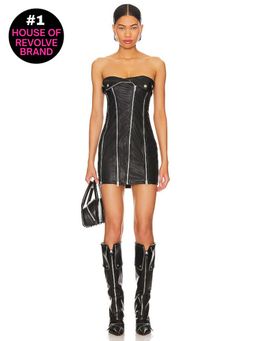 superdown - Elora Faux Leather Dress