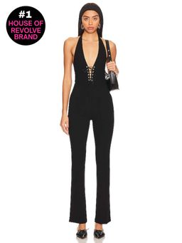 superdown - Dela Lace Up Jumpsuit