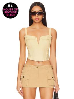superdown - Leslie Cargo Corset Top
