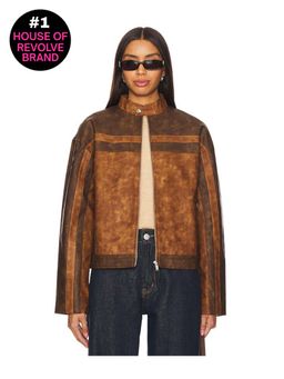 superdown - Katrina Faux Leather Moto Jacket