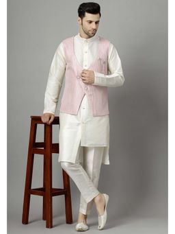UTSAV FASHION - Pink Kurta and Pant with Waistcoat