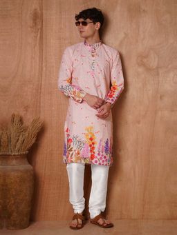 TRYBUY.IN - Mens Full Sleeves Chikankari Kurta