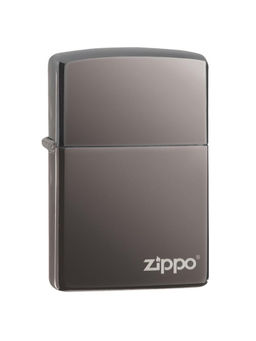 Zippo - Classic Black Ice Logo Windproof Pocket Lighter