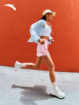 ANTA - Women White Running Shoes A-FLASHFOAM Cushioning Light Cloud 2