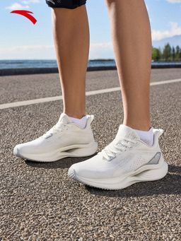 ANTA - Men White Running Shoes A-FLASHFOAM Cushioning FLASHLITE COOL