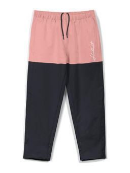 HELLCAT - Trendy Pink Colorblocked Printed Mid-Rise Track Pant for Boys