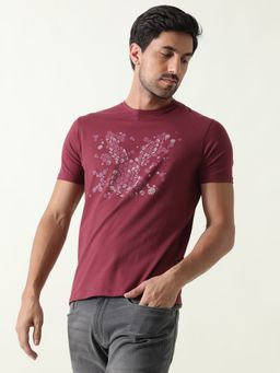 Rare Rabbit - Smokey Maroon T-shirts