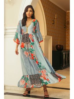 CINCIN Fashion - Multi-Color Maxi Dress