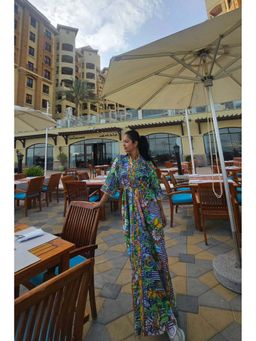 CINCIN Fashion - Multi-Color Chromatic Charm Shirt Dress