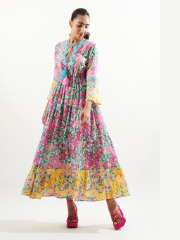 CINCIN Fashion - Cotton Flower Printed Dress
